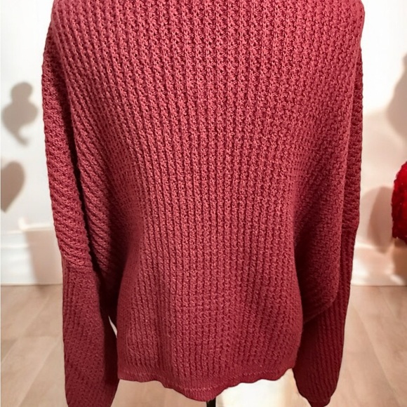 Fat Face Cozy Raspberry Red Cardigan Sweater - Picture 2 of 5